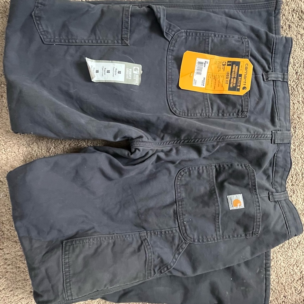 Women’s carhartt lined loose fit pants